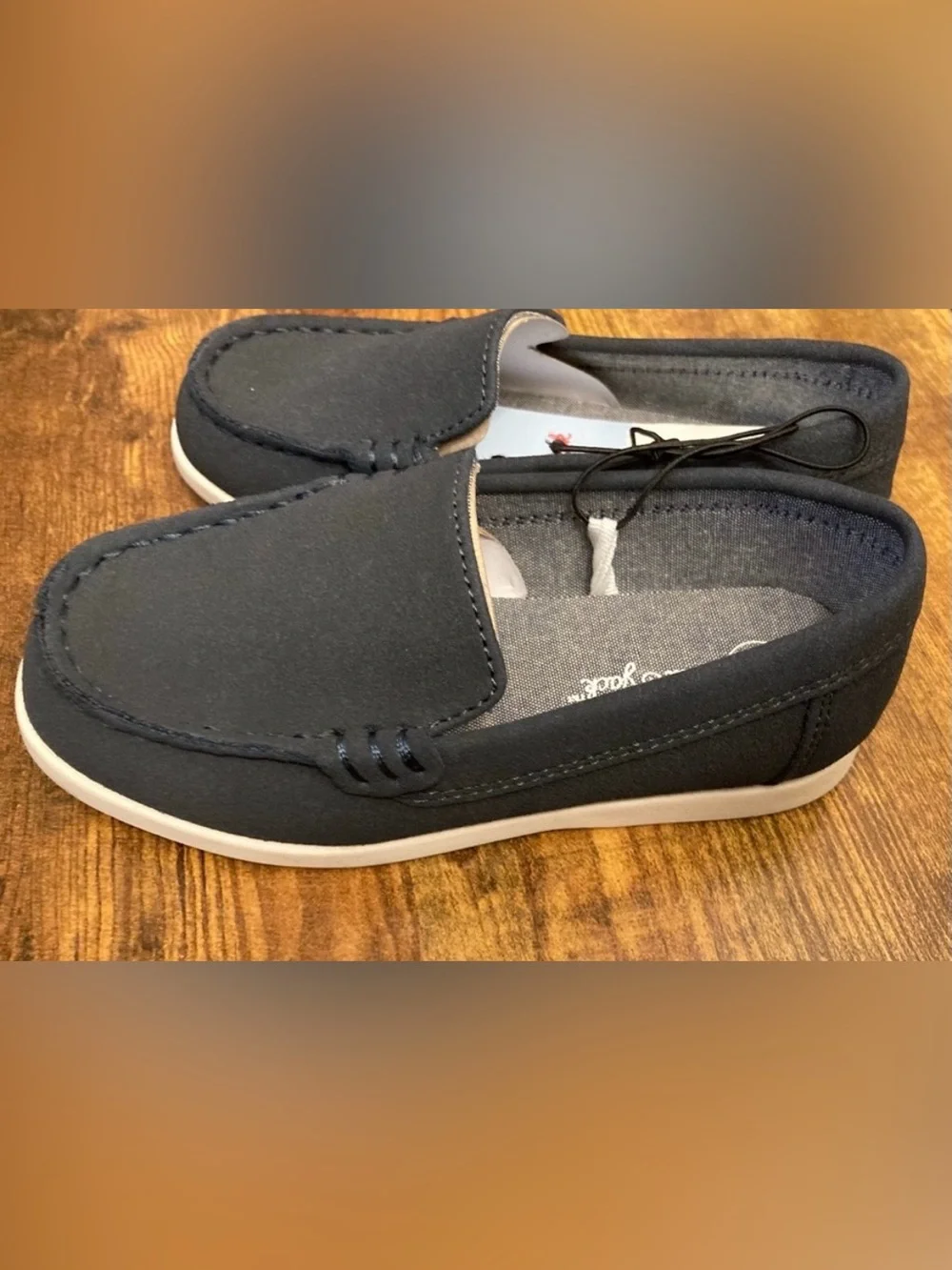 Toddler Chase Slip-on Loafers - Cat & Jack Navy Blue Size 9T new